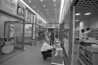 Neugestaltung des Eingangsbereichs des Musikhauses Schlaile, September 1984, Stadtarchiv Karlsruhe 8/BA Schlesiger A48/59/1/27.