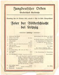 Programm 1924, Stadtarchiv Karlsruhe 8/StS 20/3354.