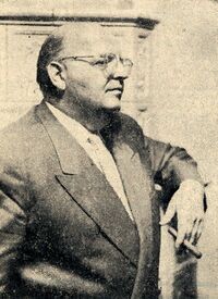 Josef Krips bei seinem Besuch in Karlsruhe im Mai 1956, Stadtarchiv Karlsruhe 8/BA Schlesiger B6/164/2.