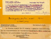 Aufrufe des Jungdeutschen Ordens, Bruderschaft Karlsruhe, 1925, Stadtarchiv Karlsruhe 7/PS Boess 120.