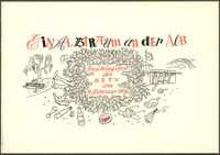 Einladung des KETV zum Faschingsfest am 4. Februar 1956, Stadtarchiv Karlsruhe 7/Nl Groos 572.