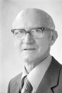 Otto Lais, 1977, Stadtarchiv Karlsruhe 8/BA Schlesiger A34/128/2/21.