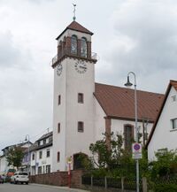 Waldenserkirche im Jahr 2013, Stadtarchiv Karlsruhe 8/BA Behringer 1323 DO 2.